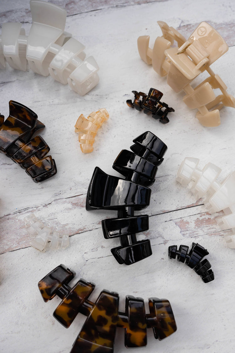 Teleties Classic Hair Clip: Jet Black