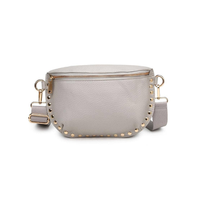 Taupe Studded Fanny Pack