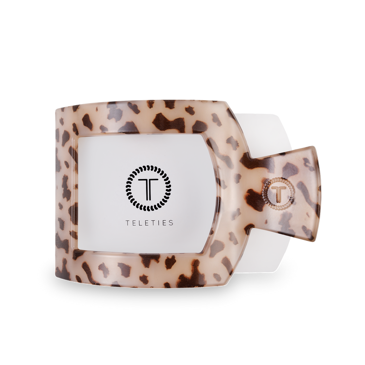 Teleties Flat Hair Clip: Blonde Tortoise