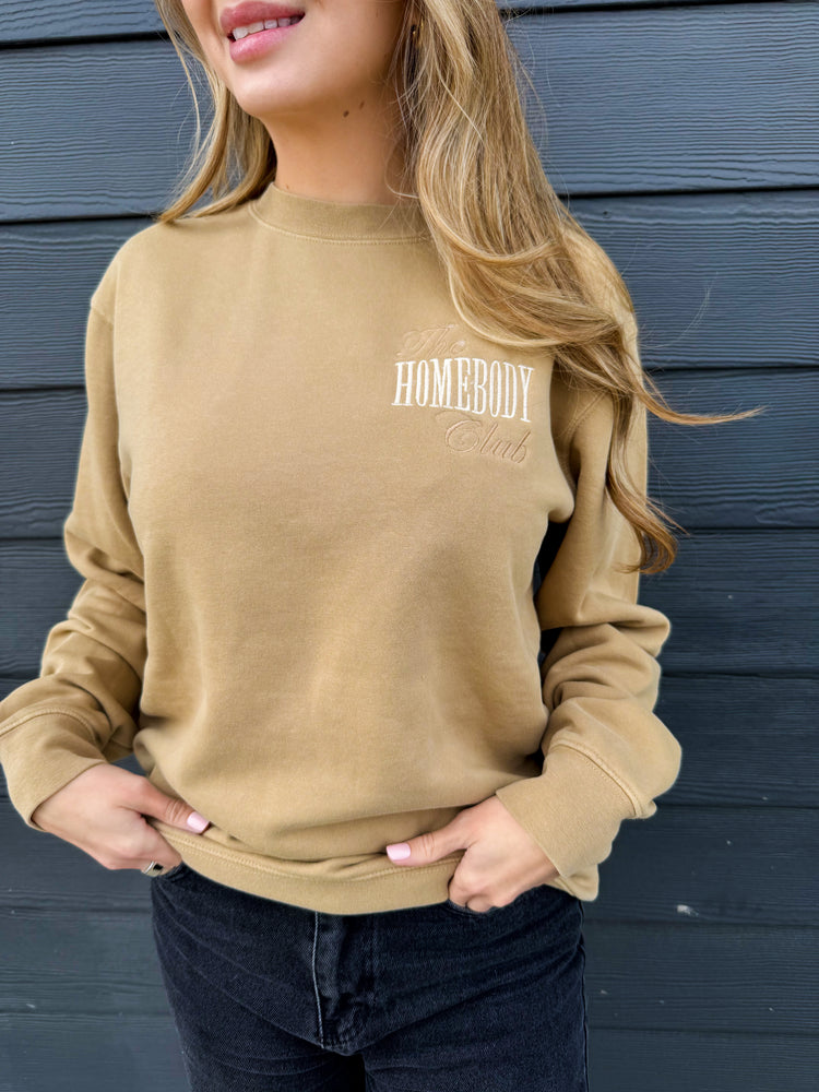 Homebody Club Embroidered Sweatshirt