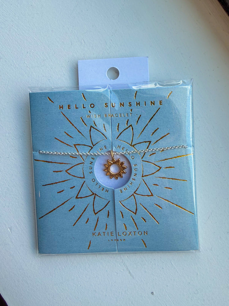 Katie Loxton Two Tone Wish Bracelet - Hello Sunshine