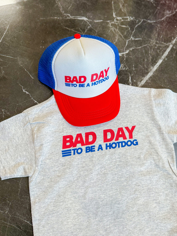 Bad Day to be a Hot Dog Trucker Hat | KIDS