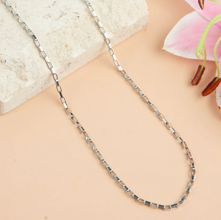 Box Chain Necklace | Waterproof