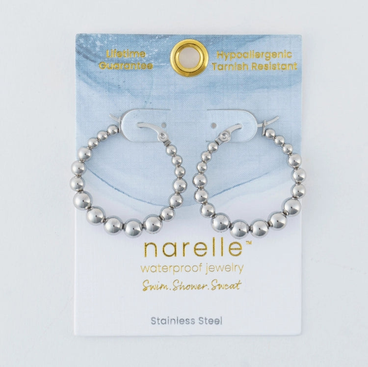 Waterproof Bubble Hoop Earrings