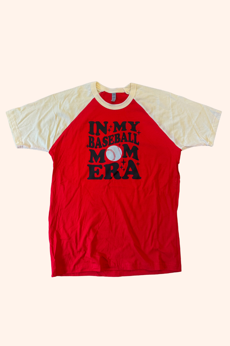 One of a Kind |Baseball Mom Raglan Tee (M)