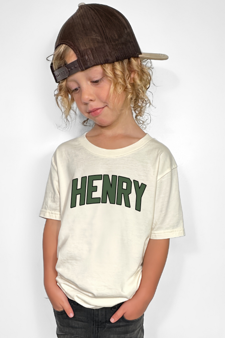 Custom Kids Name Tee | Infant to Youth + Multiple Colors!