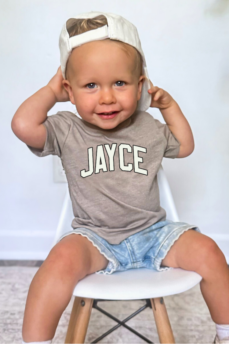 Custom Kids Name Tee | Infant to Youth + Multiple Colors!