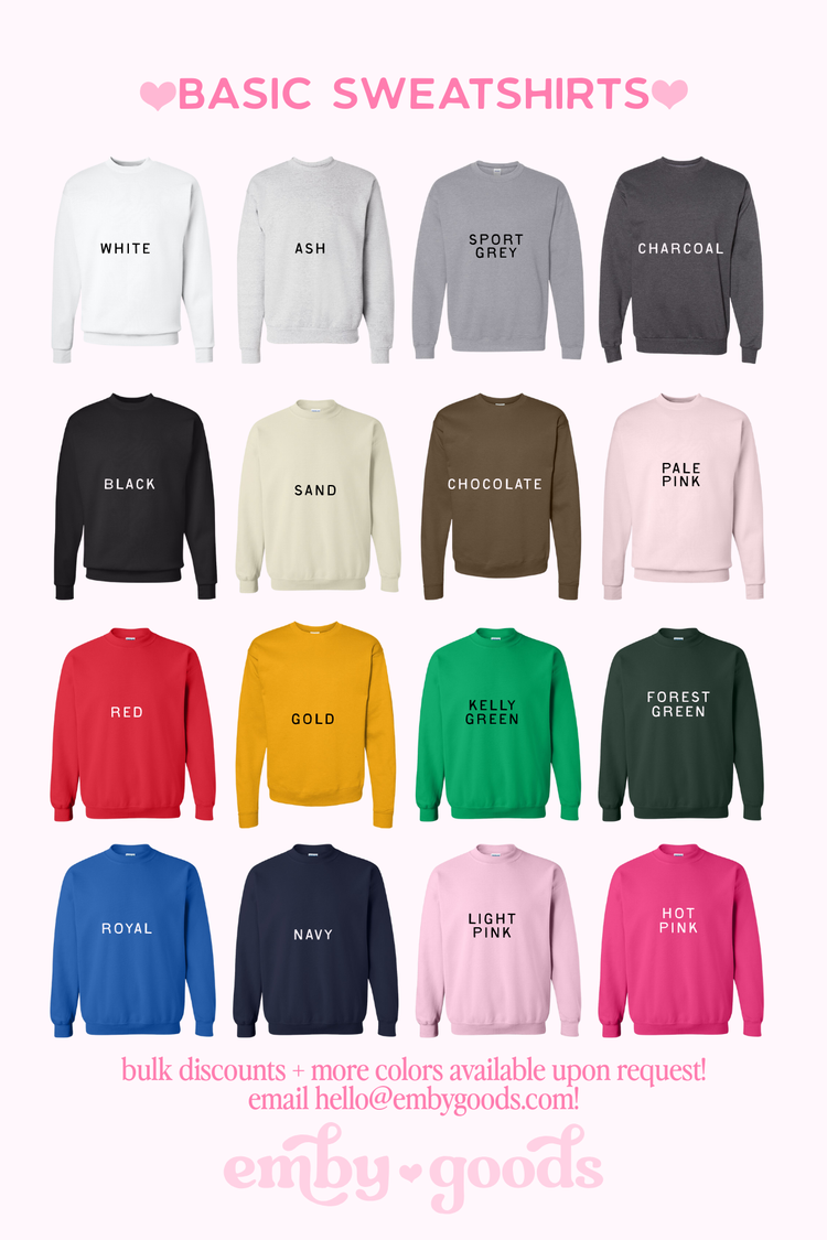 Sports Icon Embroidered Sweatshirt | Design Your Own Team Sweatshirt