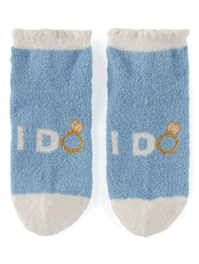 "I Do" Cozy Bridal Engagement Socks