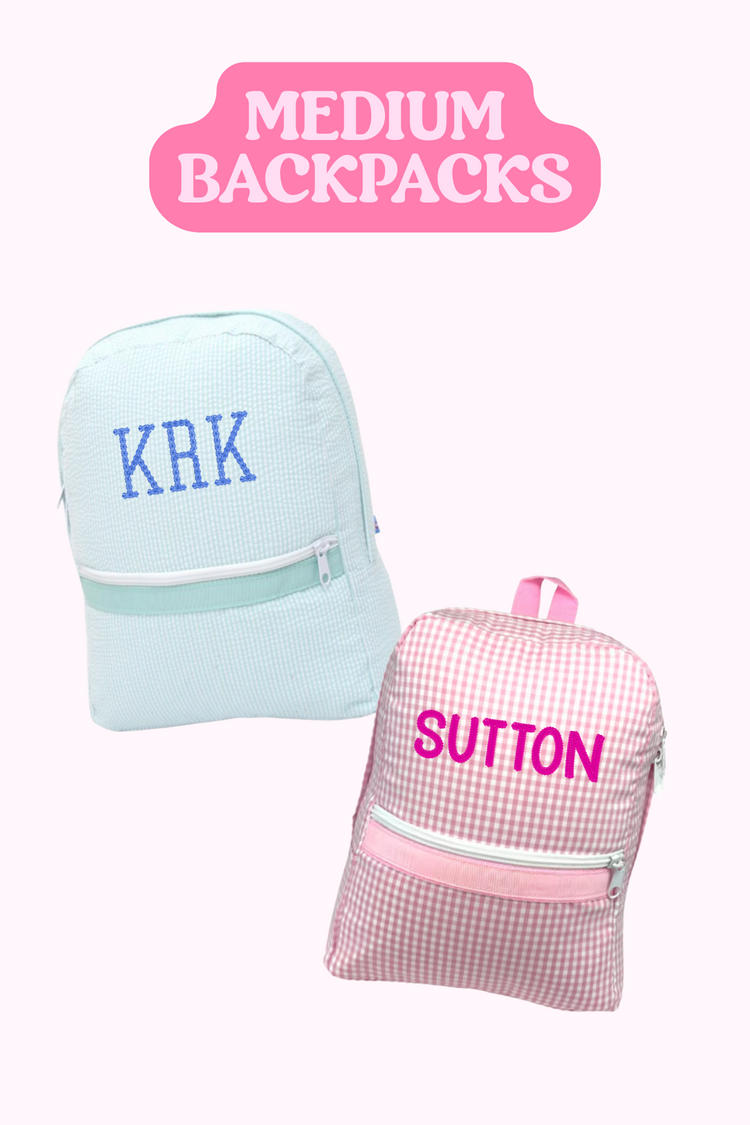 Medium Custom Kids Backpack | Multiple Colors