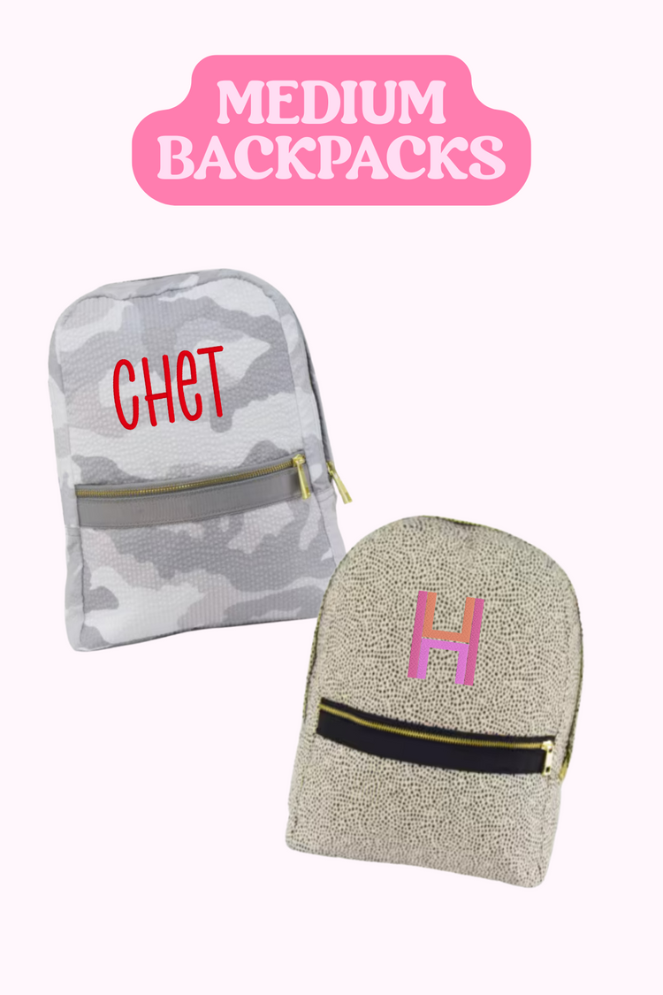 Medium Custom Kids Backpack | Multiple Colors