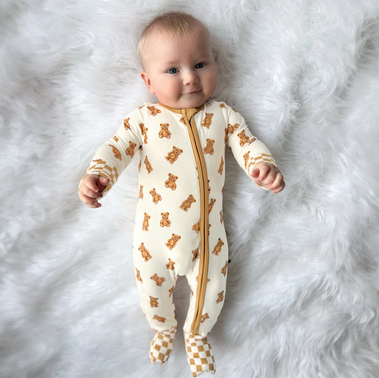 Teddy Bears Convertible Footie
