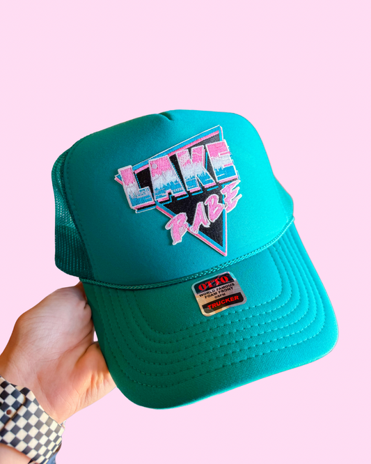 Lake Babe Patch Trucker Hat