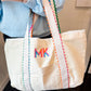 Scallop Multi Colored Ric Rac Tote Bag