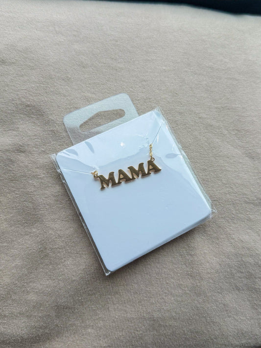 Mama Block Necklace | Emby Exclusive