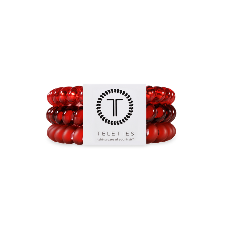Teleties Spiral Hair Ties: Red Carpet Ready