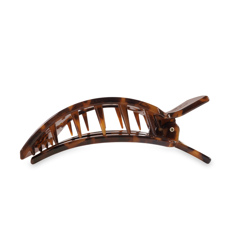 Teleties Square Flat Hair Clip: Tortoise