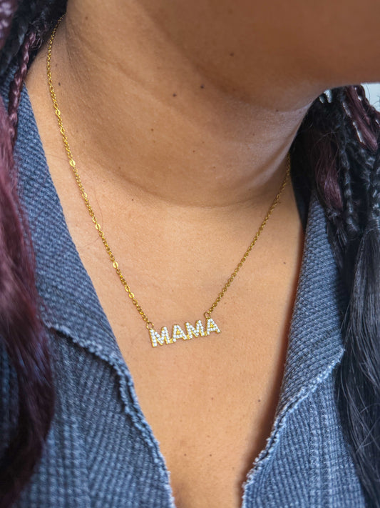 CZ Mama Trendy Necklace