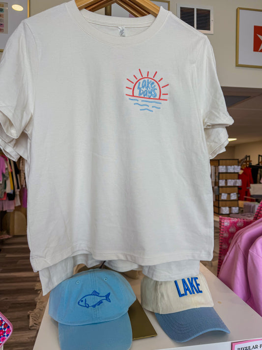 Lake Days Embroidered T-Shirt | Emby Exclusive