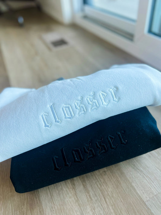 Custom Old English Embroidered Sweatshirt | Add your own text!