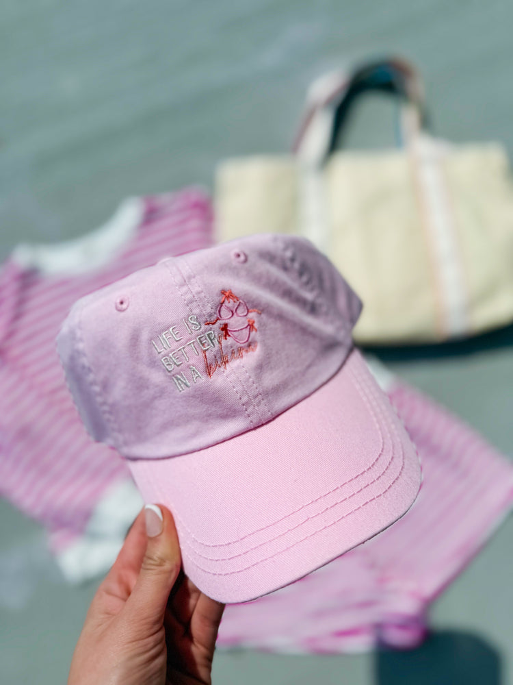 Life is Better in a Bikini Embroidered Dad Hat
