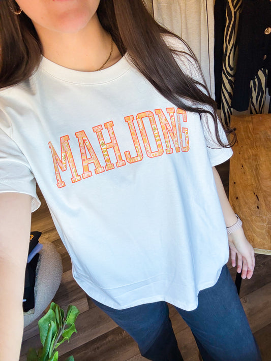 Mahjong Tile Graphic T-Shirt | Patterned Mahjong Tile Graphic Tee or Sweatshirt  🀀