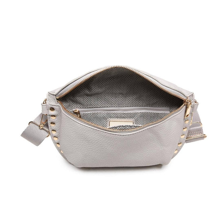 Taupe Studded Fanny Pack