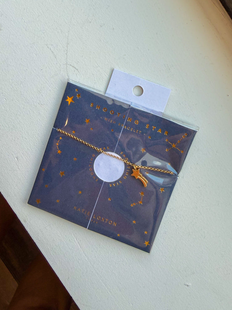 Katie Loxton Gold Wish Bracelet - Shooting Star