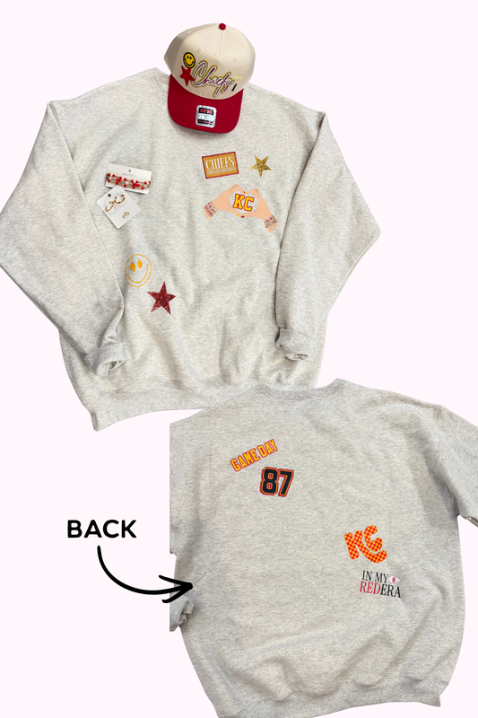 One of a Kind | Chiefs Faux Patch Icon Sweatshirt (XL)