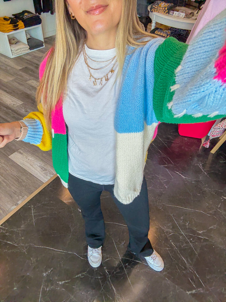 Mama Charm Triple Layer Necklace