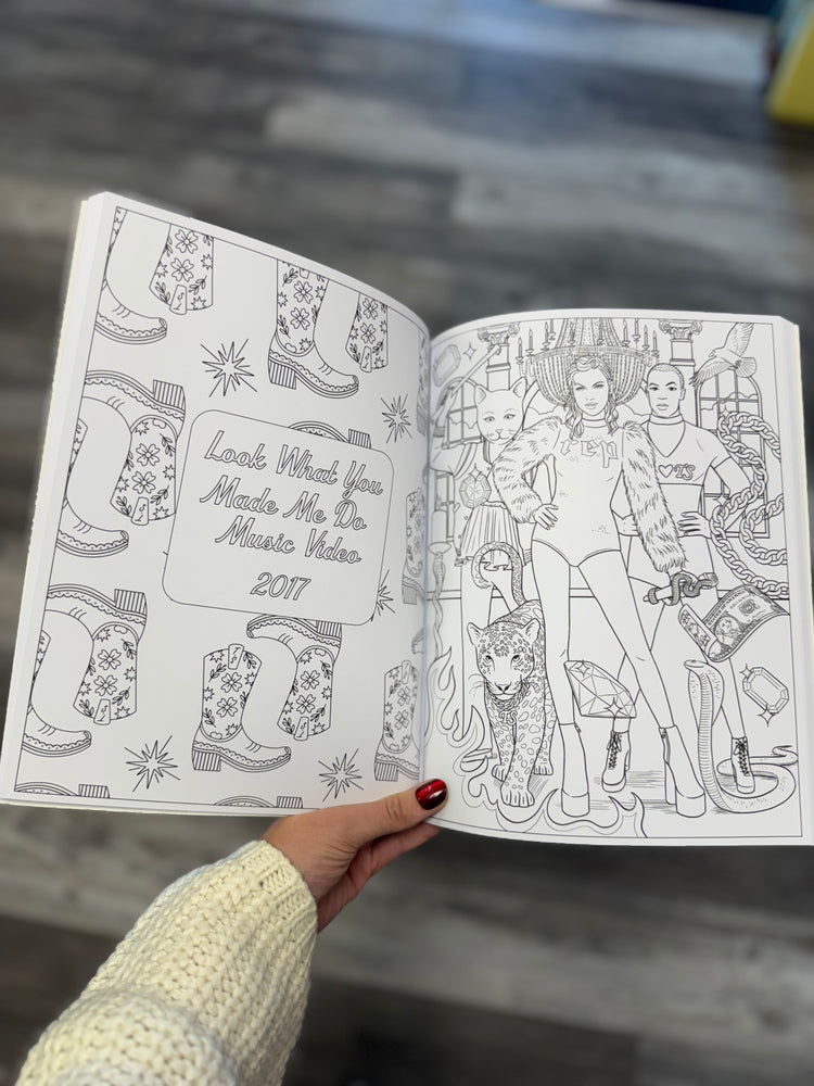 Color In Taylor Swift Coloring Book