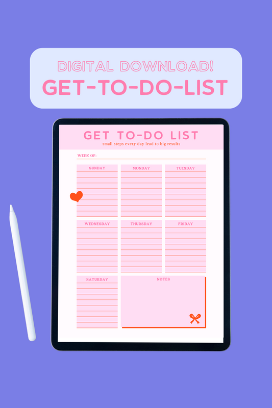 DIGITAL FILE: Get To Do List