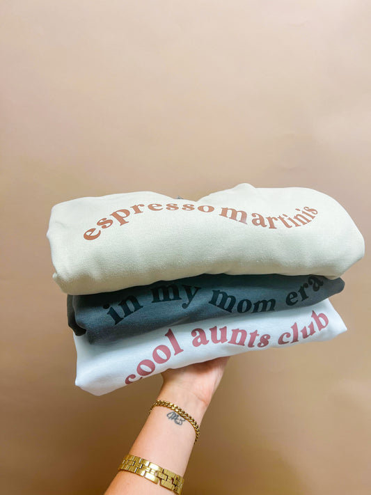 Custom Printed Wavy Text Sweatshirt | Design Your Own!