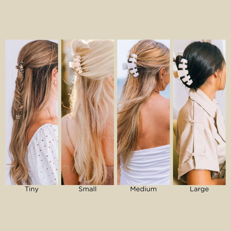 Teleties Classic Hair Clip: Jet Black