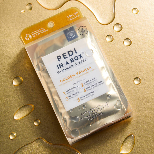 Pedi in a Box 5 Step Glimmer - Golden Vanilla
