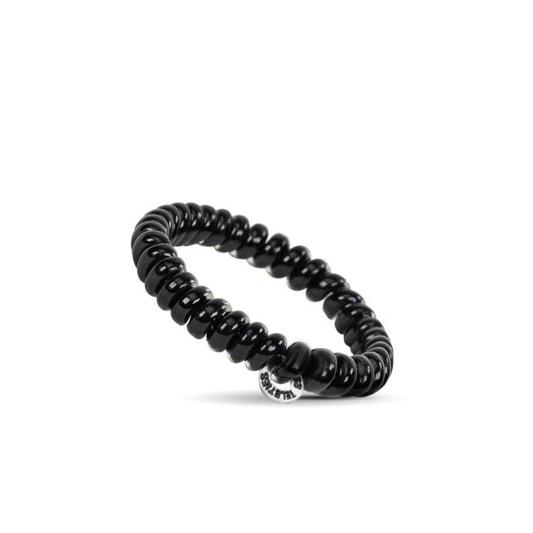Teleties Spiral Hair Ties: Jet Black