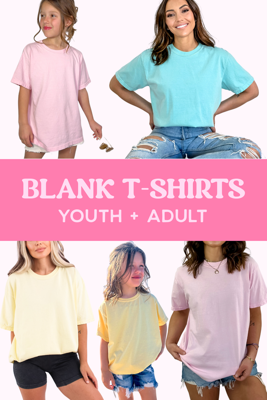 Blank T-Shirt | Youth & Adult
