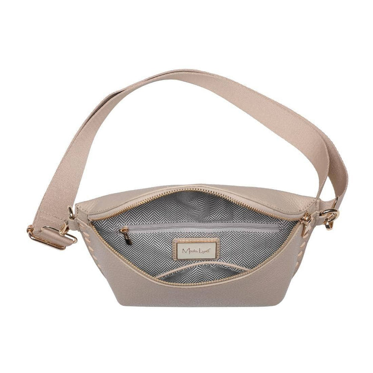 Taupe Studded Fanny Pack
