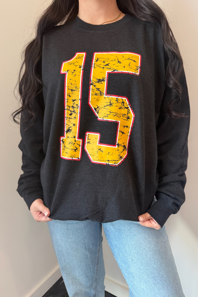 Custom Distressed Text Sweatshirt | Design Your Own!