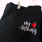 Embroidered Teacher Sweatshirt | Design Your Own!