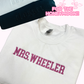 Custom Embroidered Text Sweatshirt | Design Your Own!