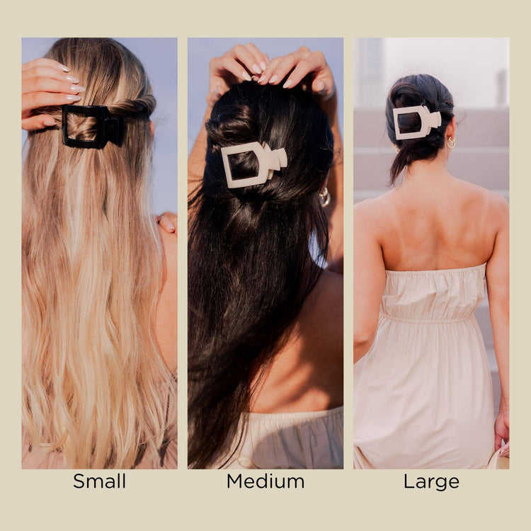 Teleties Flat Hair Clip: Blonde Tortoise