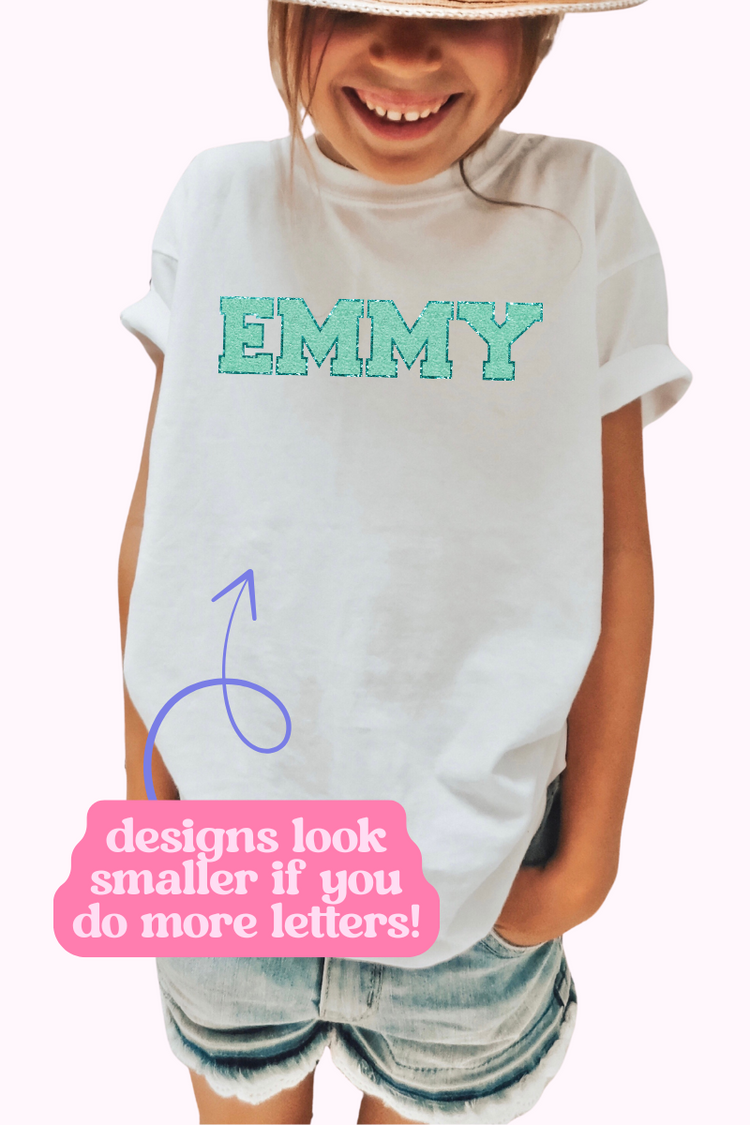 Custom Faux Patch Tee | Youth + Adult