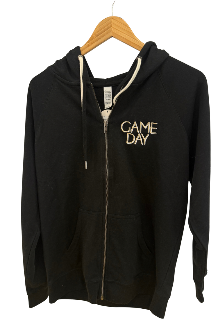 One of a Kind | Game Day Embroidered Zip Jacket (S)