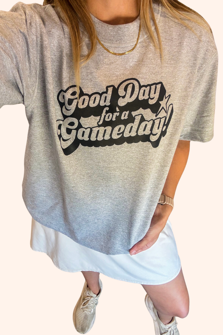 One of a Kind | Good Day for a Gameday Mock Neck Tee (M)