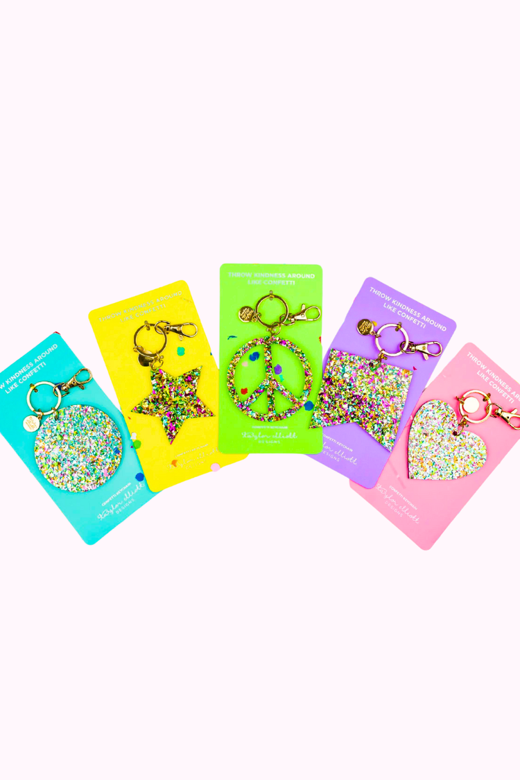 Glitter Keychain | Multiple Styles