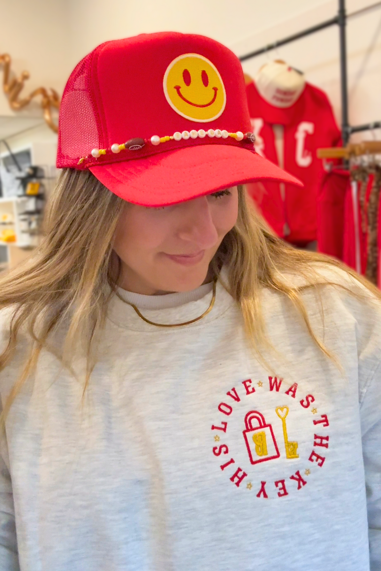 87 Love Was the Key Embroidered Sweatshirt | Travis x Taylor