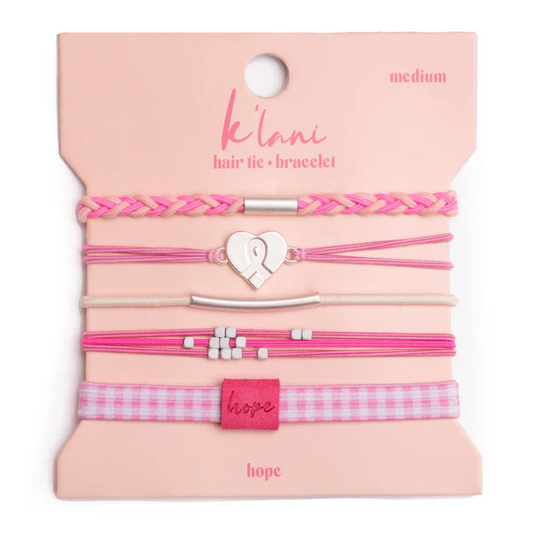 K'Lani Bracelet Hair Tie Pack: Hope