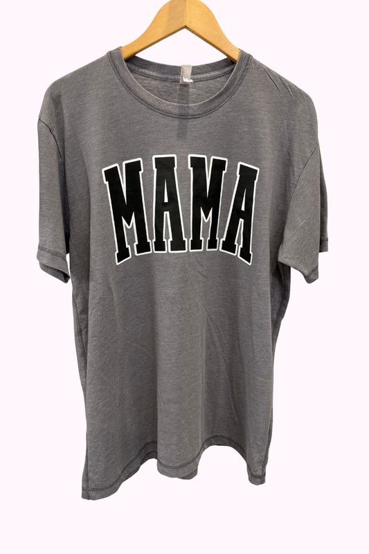One of a Kind | Mama Flowy Grey Premium Tee (L)